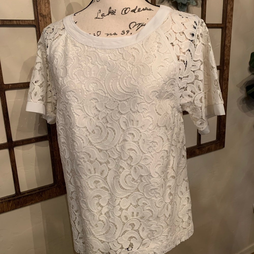 Banana Republic lace blouse